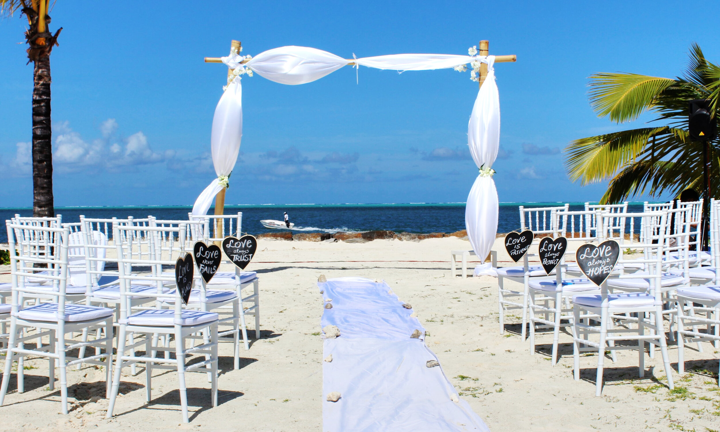 Beach Wedding Ceremony Site